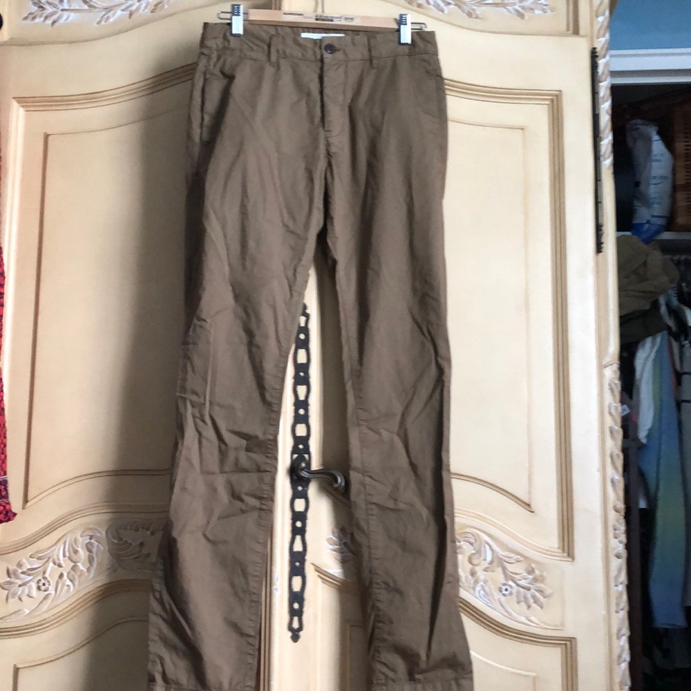 💯 cotton man’s brown pants slim fit